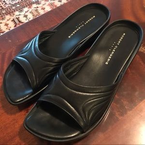 Robert Clergerie Leather Slides!